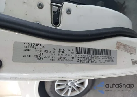 2015 Dodge Journey Sxt from USA, damaged, VIN 3C4PDCBG7FT682286